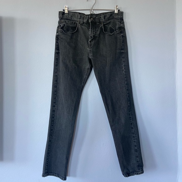 🛑SOLD Prana Men’s Straight Slim Feener Jean in Washed Black Size 31W x 30L - Picture 5 of 9